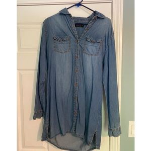 Red Dress Chambray Dress